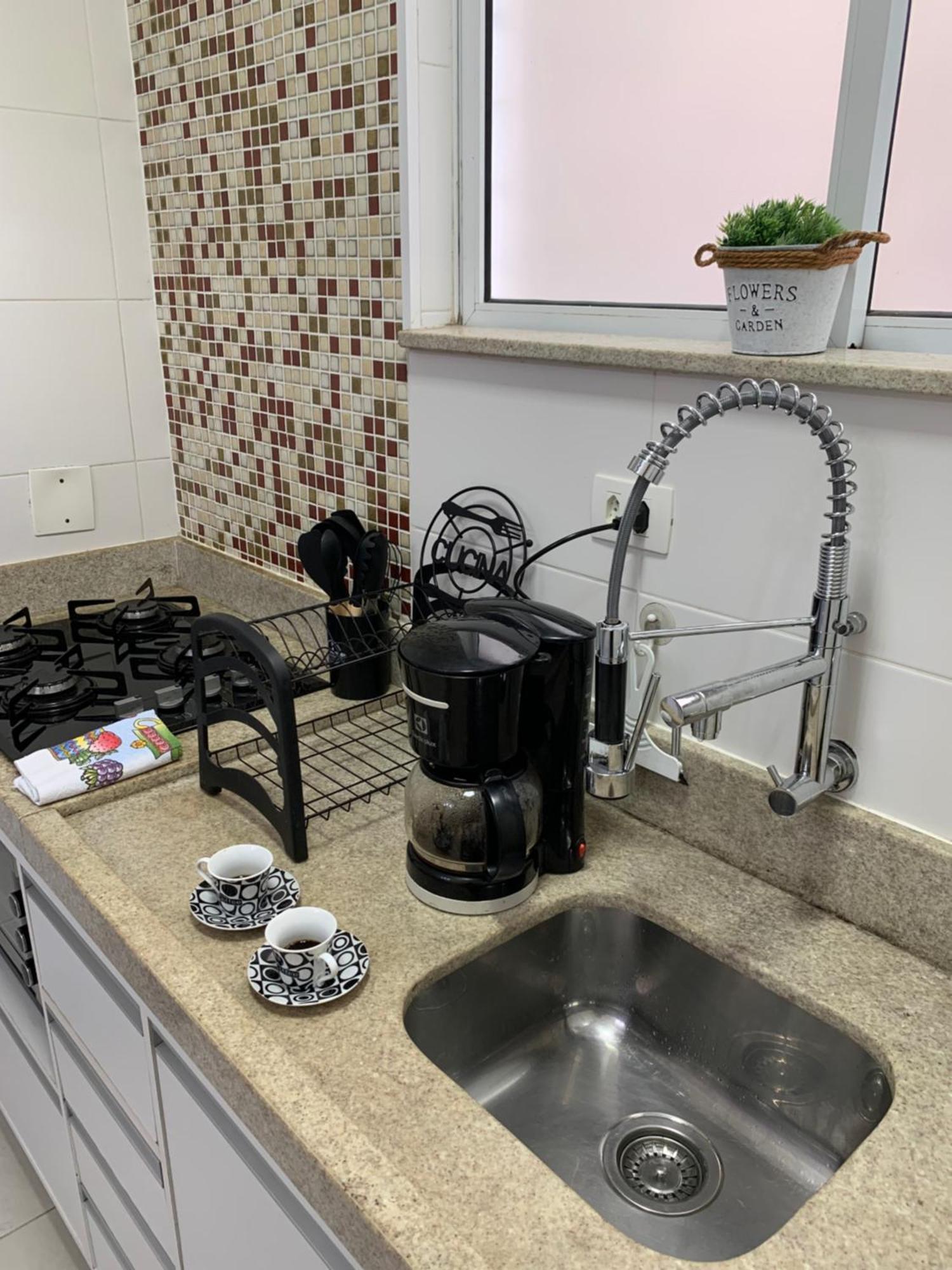 Apartamento Em Santos No Gonzaga Em Frente A Praia Экстерьер фото